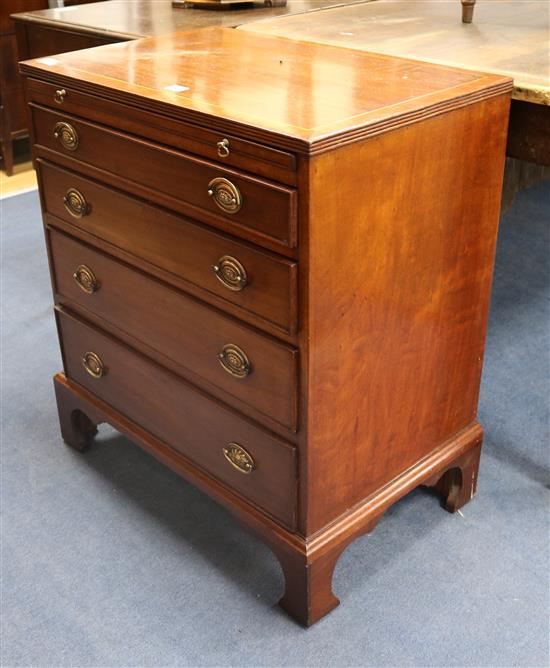 A small chest of four drawers W.66cm